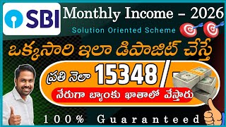 మదట నల నచ Rs 15348- రగయలర ఇనకమ Sbi Monthly Income Plan