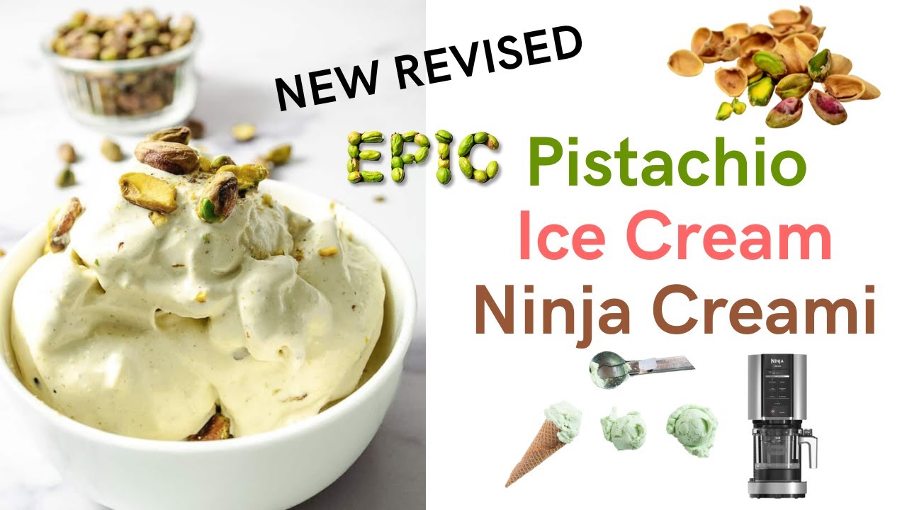Create Irresistible Pistachio Ice Cream Ninja Creami | No Refined Sugar, No Dyes! New Revised Video