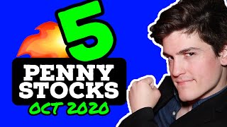 5 Top Penny Stocks To Buy 🔥| October 2020