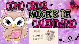 💜⚘CRIE SEU WIDGETS DE CALENDÁRIO SUPER FOFO NO (WIDGTOPIA)⚘💜Ficou incrível screenshot 5