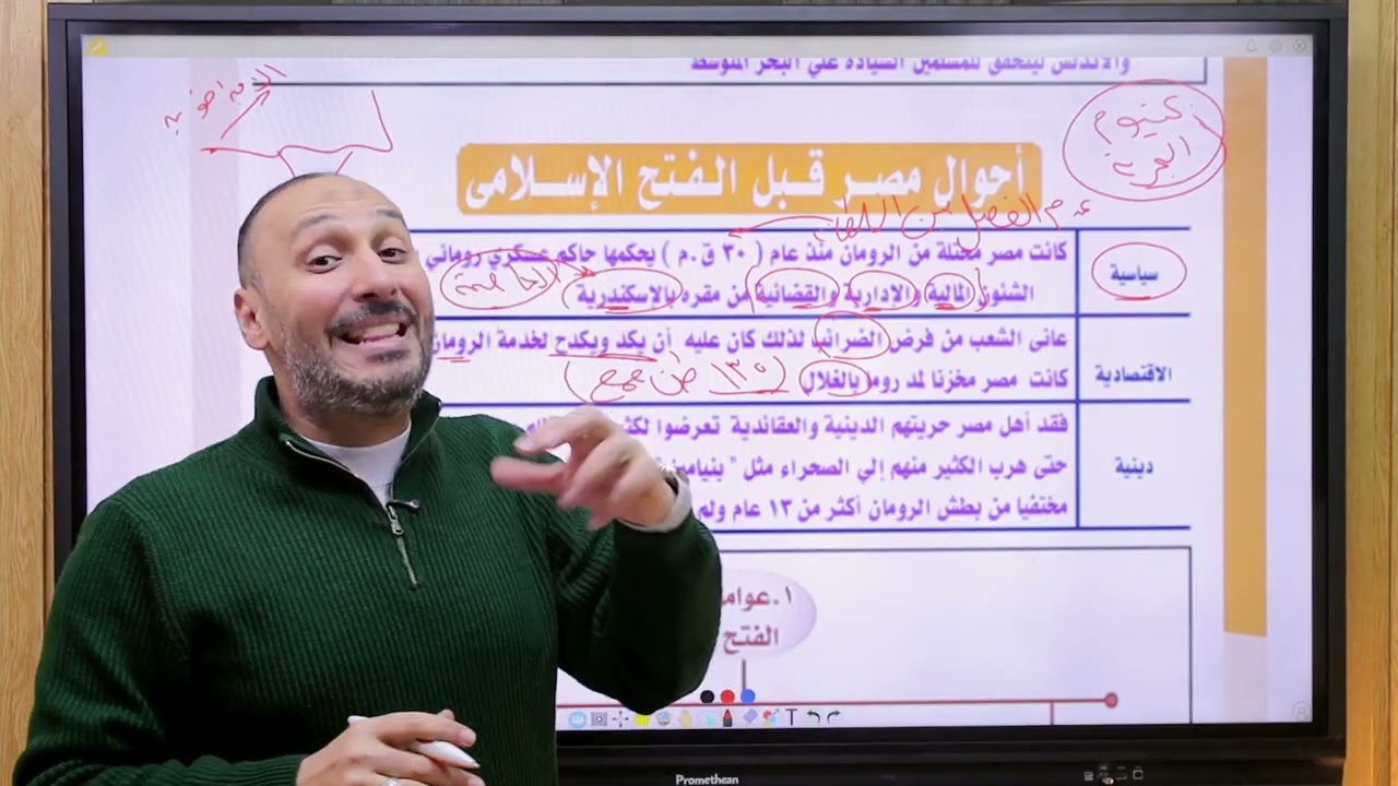 الفتح الاسلامي المصري  #الصف_الثاني_الثانوي. #تاريخ