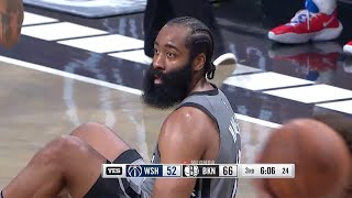 James Harden finally got a foul call 🤭 Nets vs Wizards