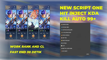 SCRIPT GAME GUARDIAN MLBB ONE HIT|ATTACK SPEED|JUMP TIME| INJECT SAVAGE | INJECT KDA 