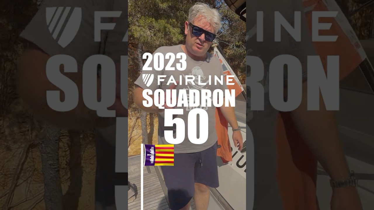 ⁣James explores this 2023 Fairline Squadron 50 in 3 minutes! 🛥️⏱️