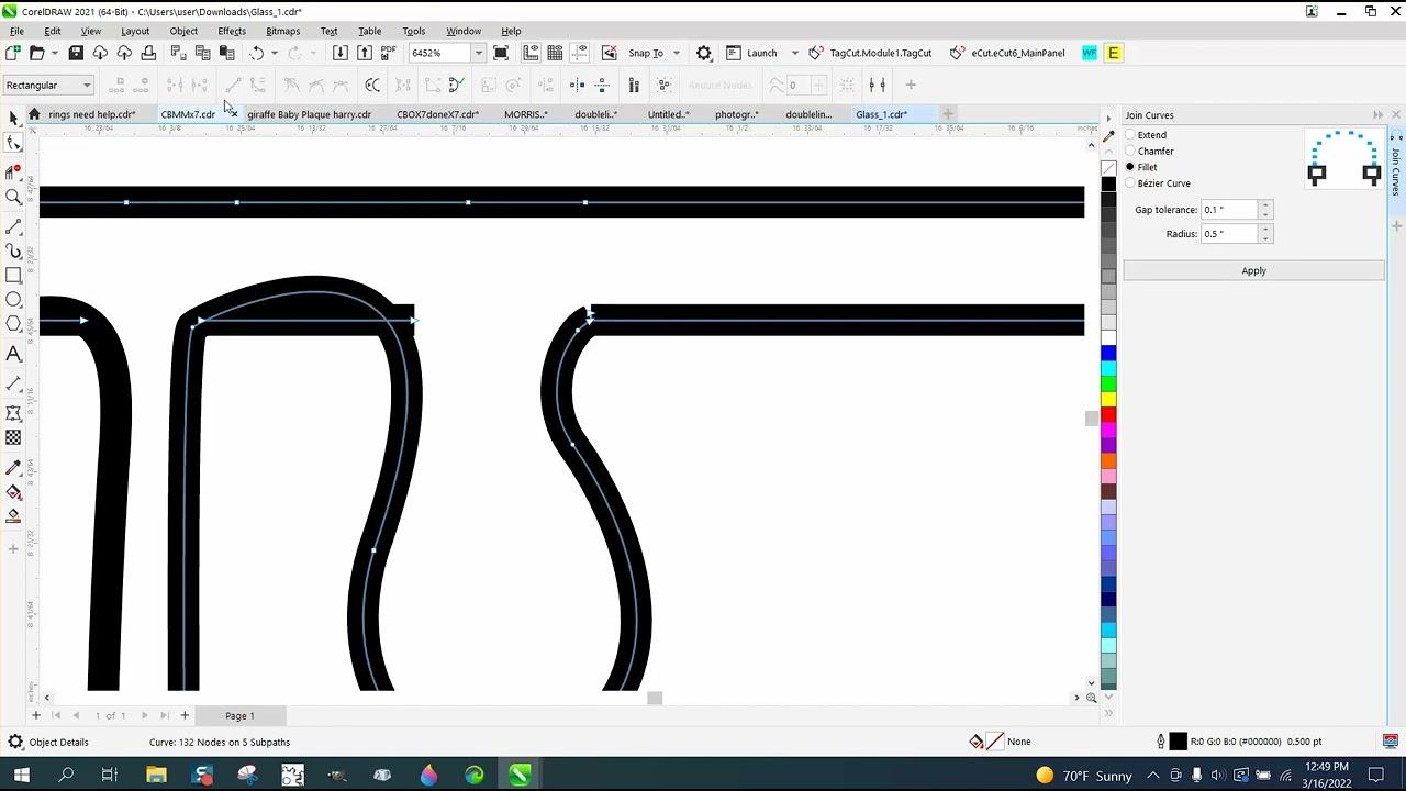 CorelDRAW Help  Smoothing objects