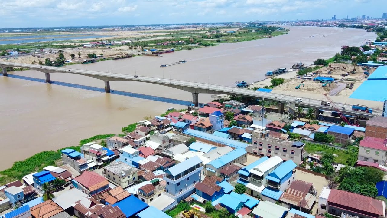 KANDAL 242D: Along National Road #5 in Oct 2022 /ស្ពានព្រែកព្នៅ -  ស្រុកមុខកំពូល - ខេត្តកណ្តាល - YouTube