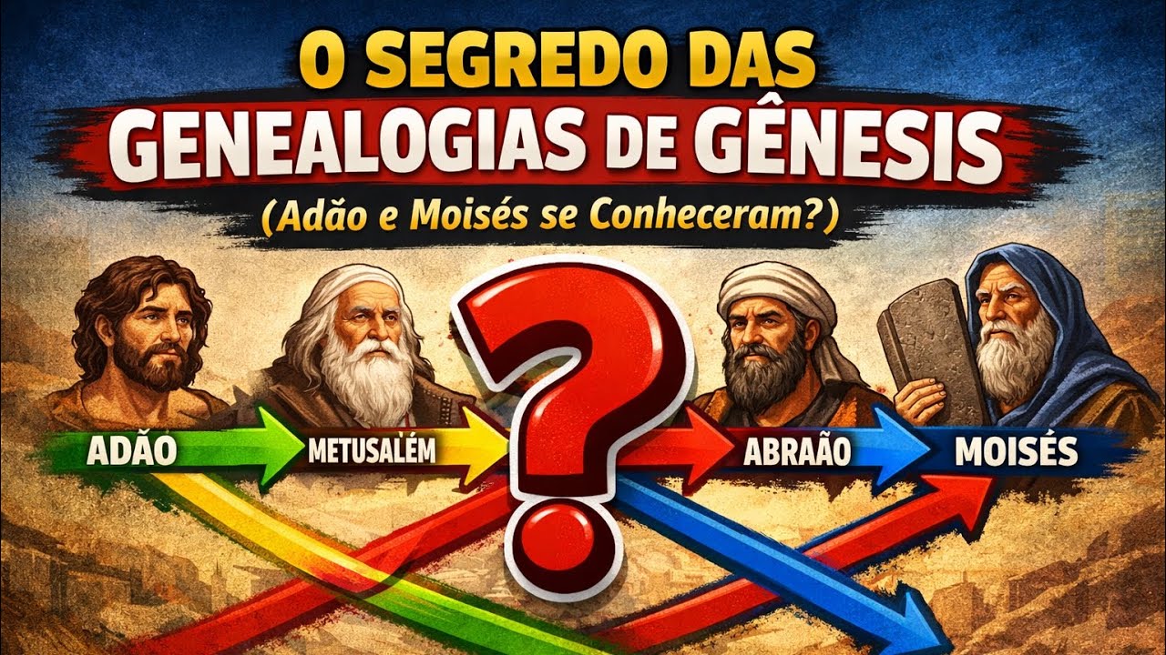 ADÃO CONHECEU MOISÉS? O Cálculo Chocante das Genealogias de Gênesis!