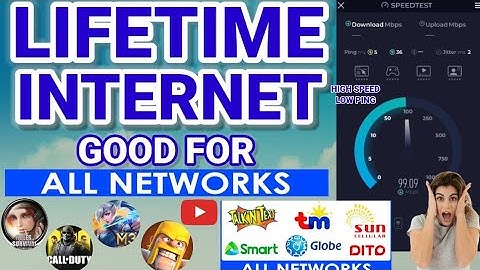 NEW FAST LIFETIME INTERNET GOOD FOR DITO SIM & ALL NETWORKS