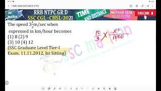 The Speed 3⅓Msec When Expressed In Kmhour Becomes