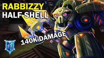 140K Damage rabbizzy Makoa Paladins Comeptitive (Diamond) HALF SHELL