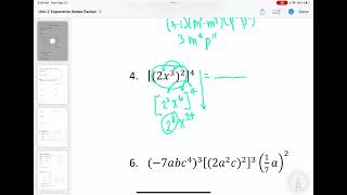 Honors Algebra 1 Unit 2 Lesson 1