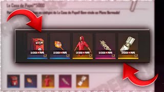 CORRE! CODIGUIN DO LA CASA DE PAPEL DE GRAÇA NO FREE FIRE ! CODIGUIN TODOS OS ITENS LCDP FREE FIRE
