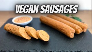 Homemade Vegan Sausages Recipe | Budget Friendly [Simple with no weird ingredients]