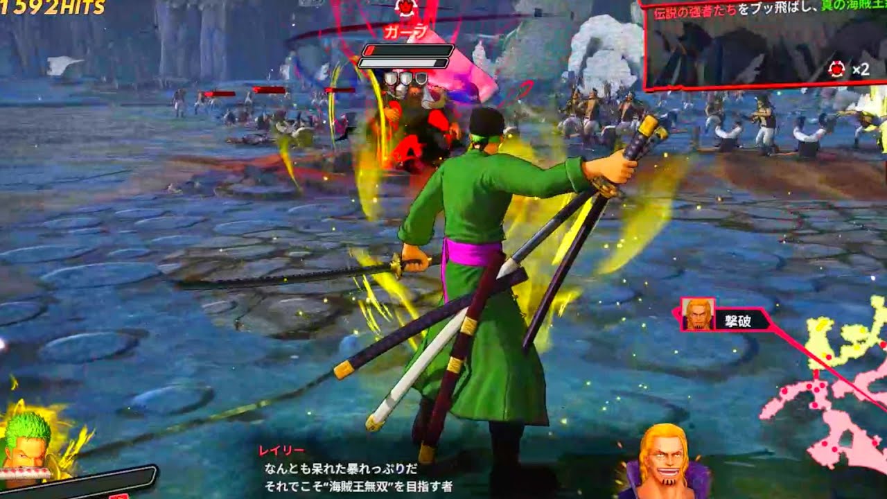 【海賊無双4】遠距離砲撃パワータイプ！ゾロが強くて使いやすい【One Piece Pirate Warriors 4】