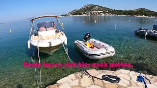 Campingplatz Kamp Oaza Lučica in Drage, Kroatien - Camping mit Boot screenshot 4