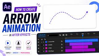 How to Create Arrow Animation in After Effects | Easy Motion Graphics Tutorial