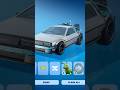 BACK TO THE FUTURE TIME MACHINE DELOREAN CAR BODY RELEASE DATE IN FORTNITE ITEM SHOP!