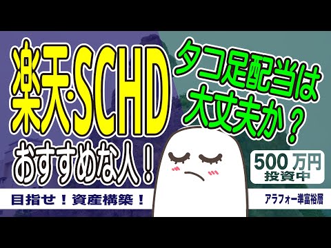 【必見】楽天・SCHDを買うべき人は？【タコ足配当は大丈夫か？解説】【FIRE】