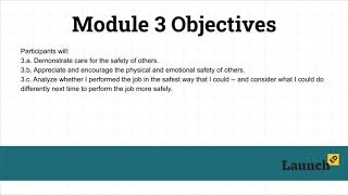 Health and Safety Module 3 Intro And A