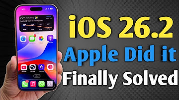 iOS 26.2 - Apple Solved