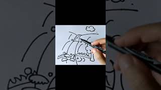 como dibujar una cascada/how to draw waterfall