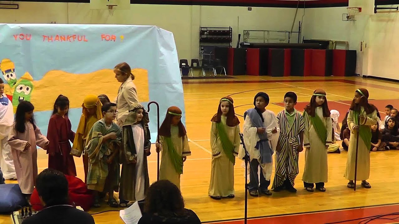 Miami Christian School Elementary Thanksgiving Play - YouTube