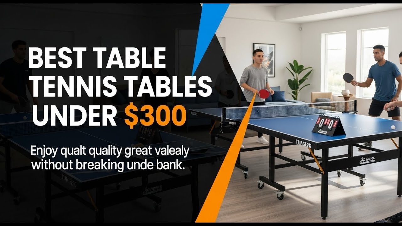 TOP 5 Best Table Tennis Table Under $300 2025 | Budget Table Tennis Tables Under $300