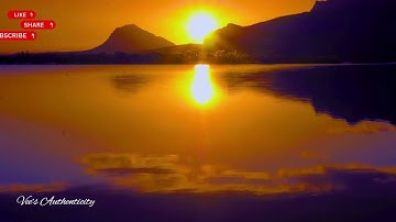 Peaceful Lake Waves at Dawn | Calming #AmbientMusic  #PinkNoise for Focus  #Meditation