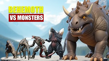 Behemoth vs Giant Monsters |3D Monsters Size Comparison 2025