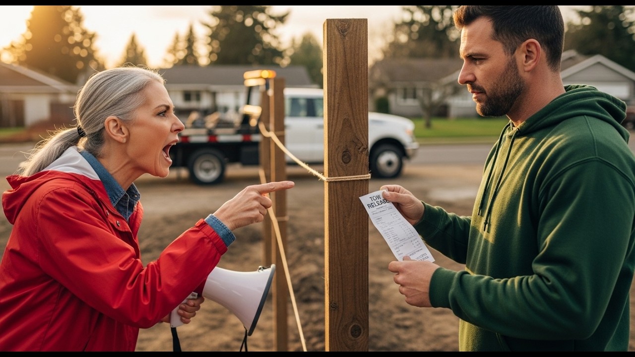 The Fence Post Made The HOA Board President Call A Tow Truck On My Work Van