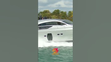 Massive Pershing Yacht Goes Full Send at Haulover Inlet