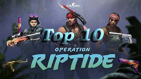 TOP 10 Operation Riptide SKINS !