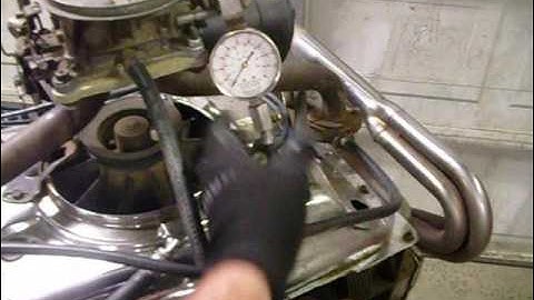 Compression and leak down procedure