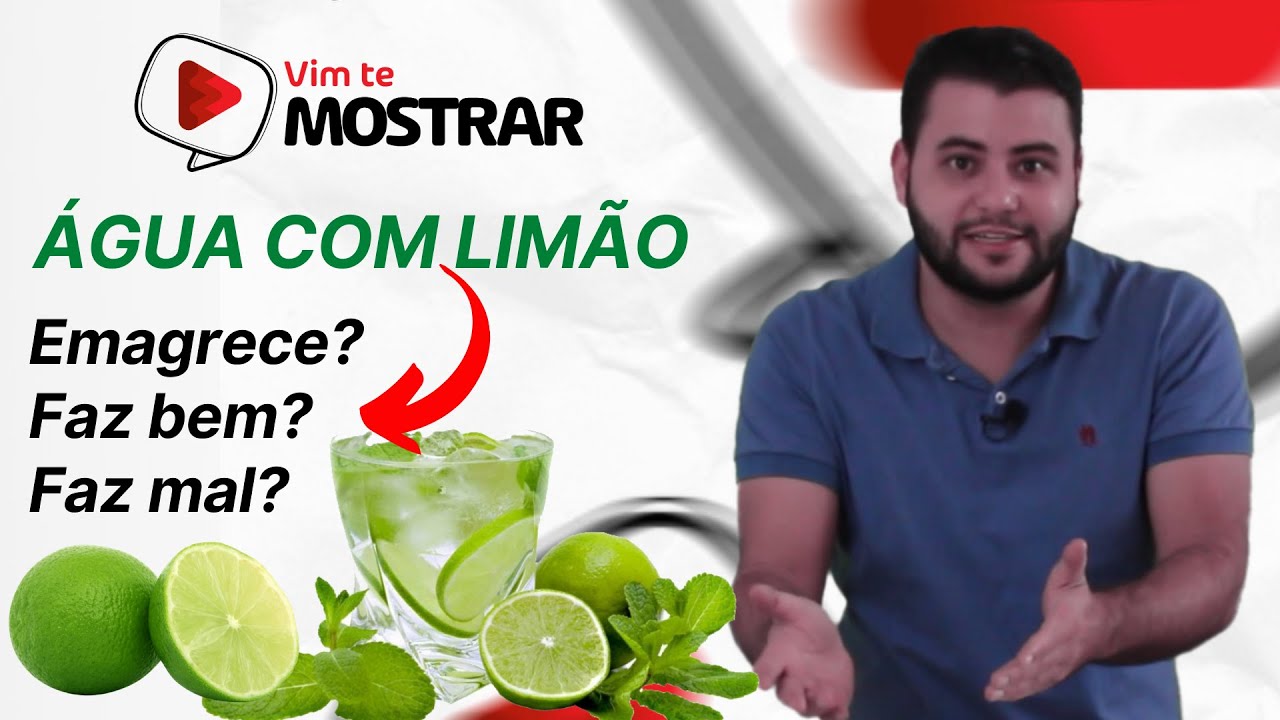 ÁGUA COM LIMÃO EM JEJUM FAZ BEM? EMAGRECE? OU FAZ MAL? | VIM TE MOSTRAR