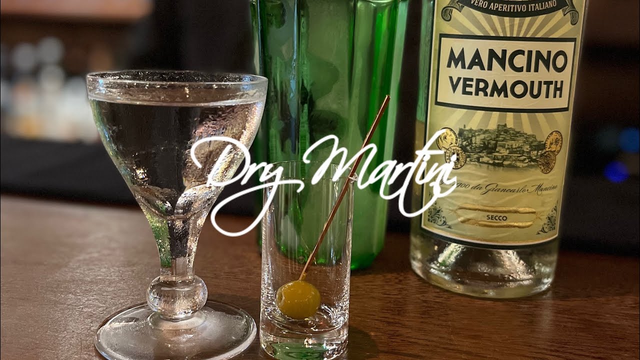 Make Dry Martini 干马丁尼 ドライマティーニ Youtube