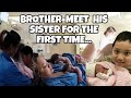 Priceless reaction meeting his new born sister  birth blog recap  thaifinnish pero pusong pinay