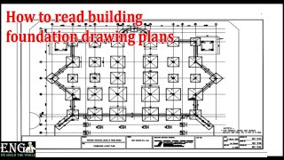 How to read building foundation drawing plans II Structural Drawings II Construction Drawing