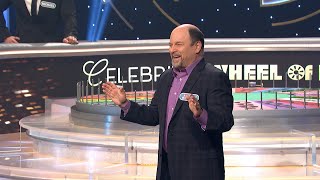 Jason Alexander Keeps Picking the Same Letters - Celebrity Wheel of Fortune
