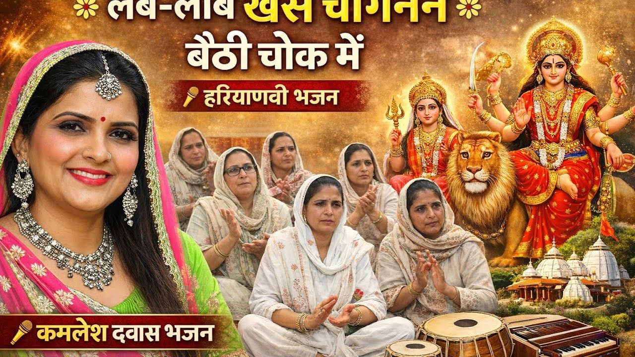 Naya Bhajan|लंबे लंबे केश चौगानन बैठी|हरियाणवी माता भजन|Kamlesh Dabas Bhajan|Latest Haryanvi Bhajan 