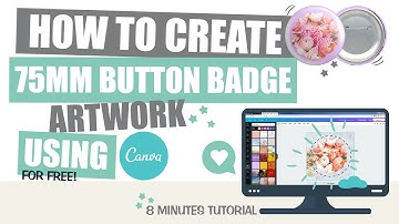 Episode 2 75mm Button Badge Artwork Using Canva.com