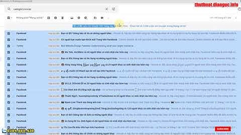 Một số thủ thuật trong gmail