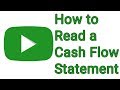 How to Read a Cash Flow Statement - With Free Cash flow Formula