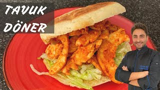 Evde Tavuk Döner Tarifi (şef Emrah Fandaklı) #chef #cooking