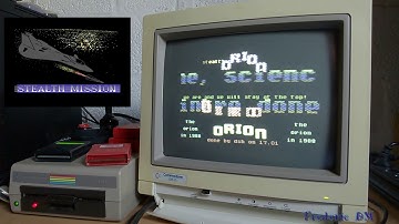 Orion crack intro "Stealth mission" Commodore 64.(1988)