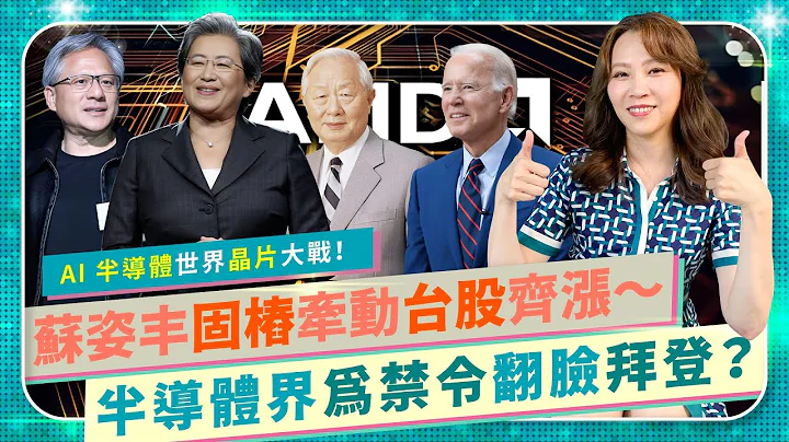 蘇媽繞境台灣，AI晶片世界大戰！蘇姿豐黃仁勳能救人工智能股大跌？AMD合作台積電張忠謀靠台灣重奪市場？綠色乖乖是超微概念股？微軟Copilot爽賺，Meta強碰GPT！拜登讓芯片業翻臉之半導體爭霸51 - 天天要聞