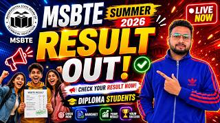 MSBTE SUMMER 2026 RESULT IS OUT✅ | WATCH IT EVERYONE | JR ENGINEERING & DIPLOMA |
