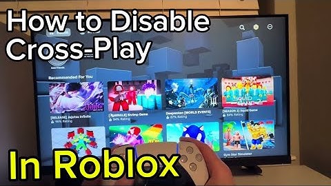 PS4/PS5 Roblox: How to enable/disable cross-play in Roblox (EASY TUTORIAL!) (2025)
