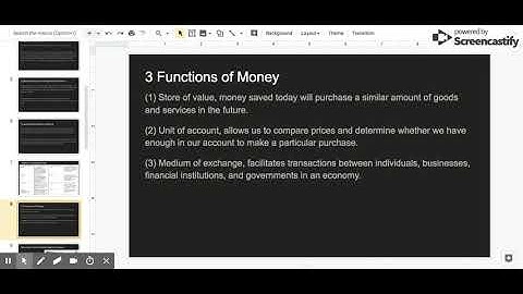 3 Functions of Money