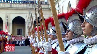 El juramento de la Guardia Suiza, defensora de la paz