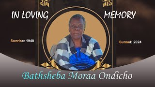 Late Bathsheba Moraa Onducho Funeral service